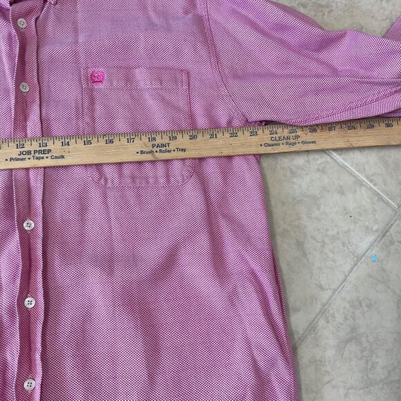 Cinch Logo Rodeo Western Cowboy Shirt  Men’s L Pink Button Down Long Sleeve - Picture 7 of 11